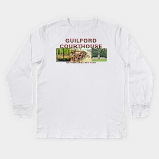 Guilford Courthouse NMP Kids Long Sleeve T-Shirt